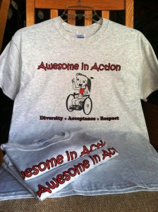 Awesome in Action T-shirts